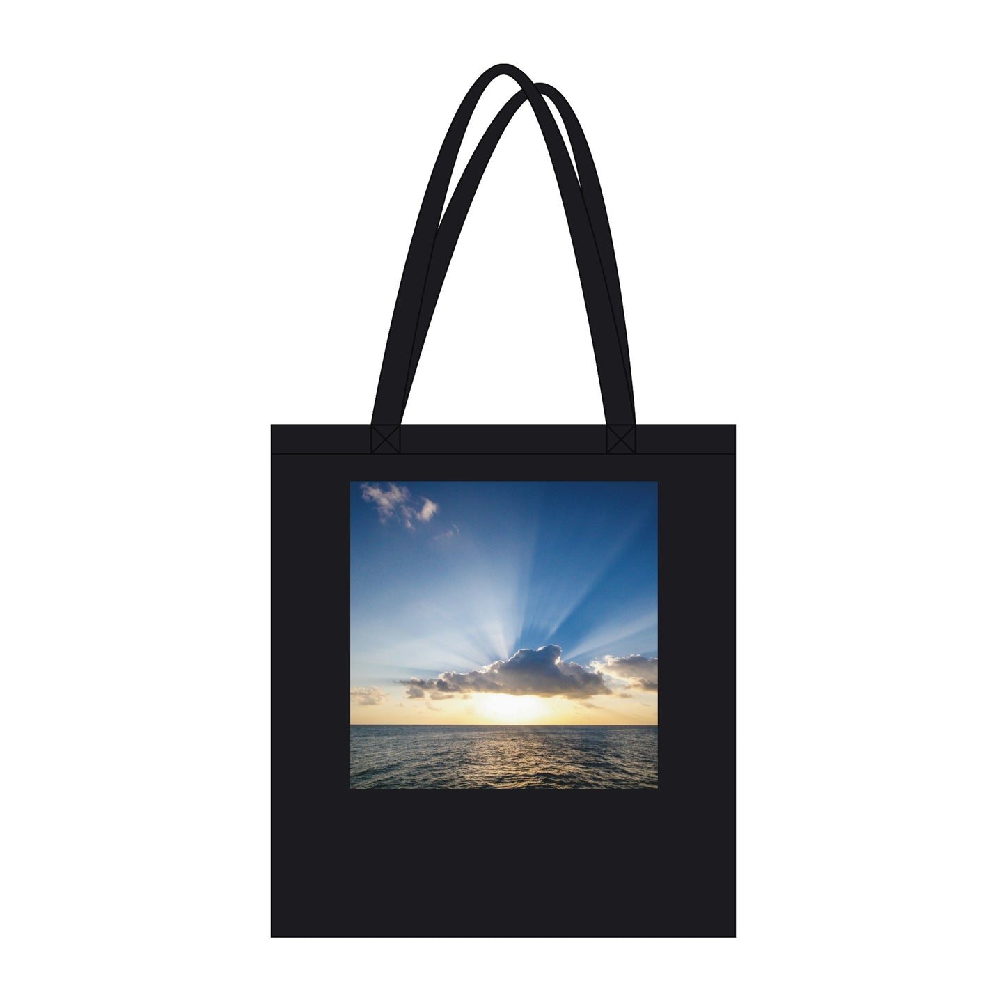 Personal Organic Tote Bag Front and Back Print DTG